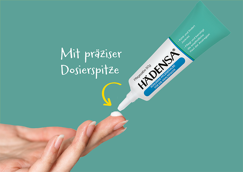 Hädensa Pflegesalbe 50g mit präziser Dosierspitze